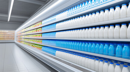 Modern blue escalator in motion with speed lines, representing urban transportation, modern architecture and contemporary city infrastructure design concepts.