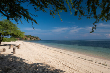 Beach on the coast of East Timor