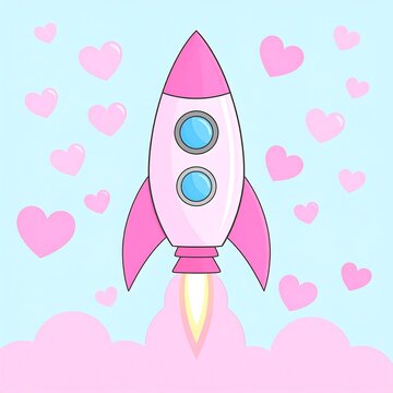 Pink Rocket Ship Images – Browse 43,685 Stock Photos, Vectors, and ...
