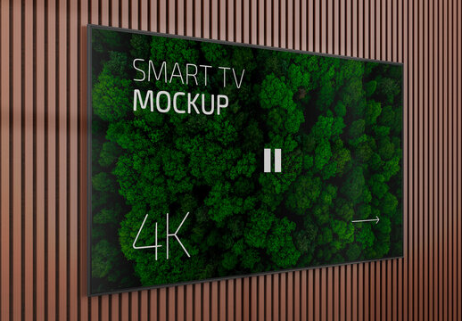 Smart TV Screen Mockup