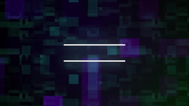 expanding lines motion graphic on a dark, glitchy digital background, a modern and high-tech animation for vlogs and presentations