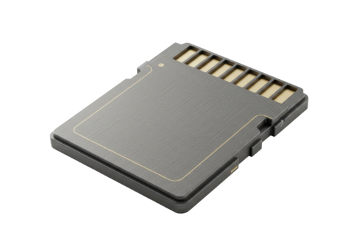 Isolated MicroSD card, storage media for mobile or portable devices, memory for cameras, phones