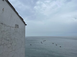 old house on the sea