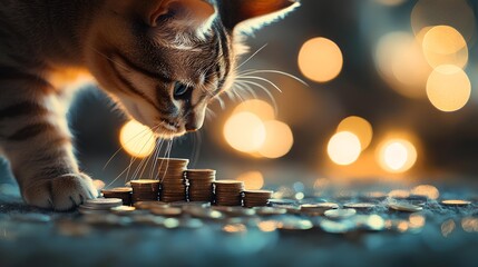 a cat saving coins 2