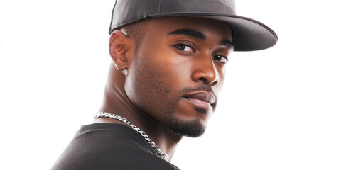 Portrait of a male athlete