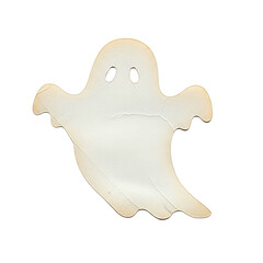 Vintage paper ghost cutout for Halloween decoration