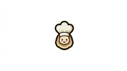 Obraz premium Cute cartoon chef graphic design
