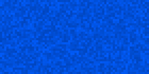 A blue, abstract background with a pixel pattern. The simple square grid has a glowing screen effect, creating a retro futuristic visual.