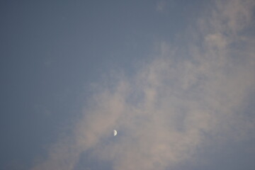 Moon in the sky