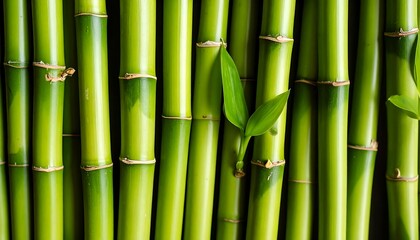 Fototapeta premium Close-up bamboo stalks