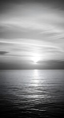 Fototapeta premium Serene Sunset Seascape.