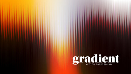 Ripple gradient background design. Modern distortion ripple glass texture effect. Abstract fractal effect ribbed glass texture with vibrant gradients smooth fluted horizontal vector bg © lunarts_studio