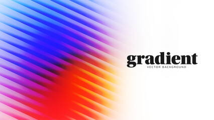 Ripple gradient background design. Modern distortion ripple glass texture effect. Abstract fractal effect ribbed glass texture with vibrant gradients smooth fluted vector bg © lunarts_studio