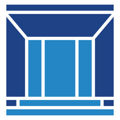 Entrance Icon Relate To Commerce, Shopping And Mall, Use For Modern Concept, Ui, Ux Web And App Development.