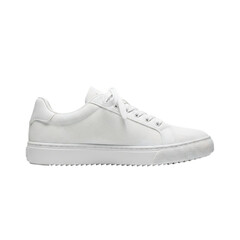 White Sneaker Product Shot Minimalist Fashion Footwear Photography