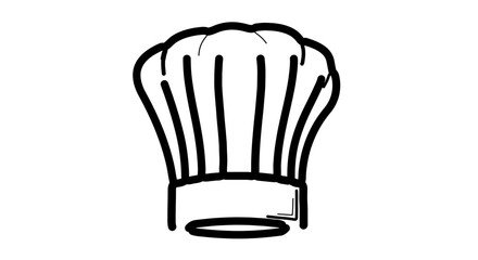 Illustration of a chefs hat, a symbol of culinary expertise