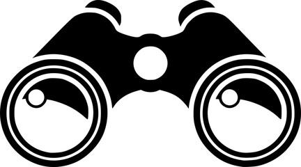 binocular icon vector illustration