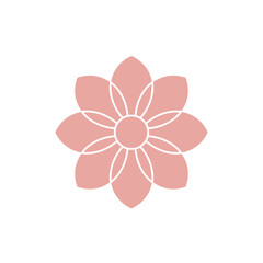 Fototapeta premium Elegant Pink Floral Design for Branding and Decorative Purposes