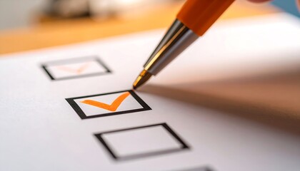 Checking a checklist