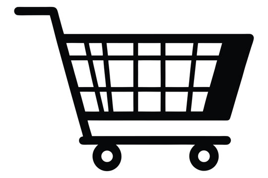 Compact Two Tiered Shopping Cart Design