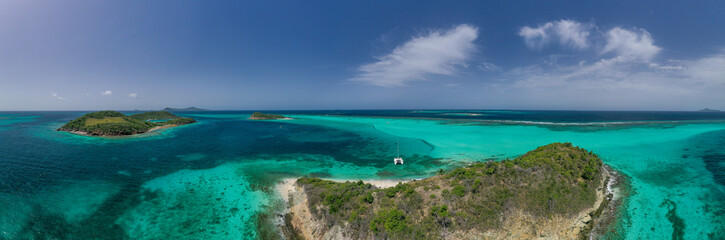 defaultCroisière dans les Grenadines avec un catamaran 