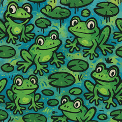 Spray Paint Graffiti Frogs Amphibian Cartoon Cool Design Vector ArtworkUrban Cute Funny Green Comic Airbrush Print Design