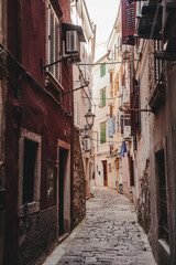 Piran, Slovenia &ndash; Medieval coastal town on the Adriatic with red rooftops and harbor scenic view