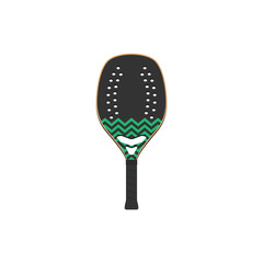 Simple beach tennis racket template.