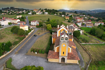 Valdesoto village, winner of the 2025 Exemplary Town of Asturias Award, Siero, Asturias, Spain