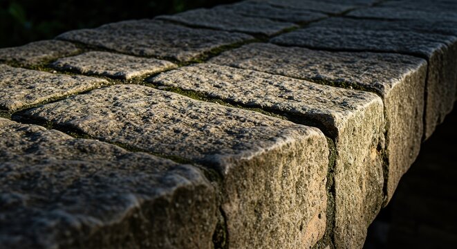 Stone Wall Texture Close-up Detail Rough Surface background maso
