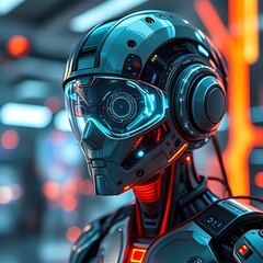 Fototapeta premium Technologie robotique 