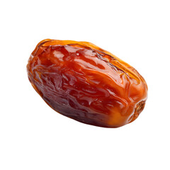 Juicy Medjool Dates Closeup of a Single Date Fruit Perfect for Recipes and Healthy Eating isolated on transparent background