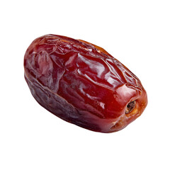 Juicy Medjool Date Fruit A CloseUp View isolated on transparent background