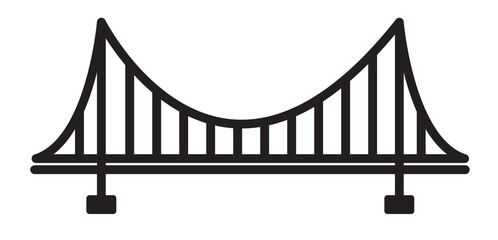 Bridge vector icon
