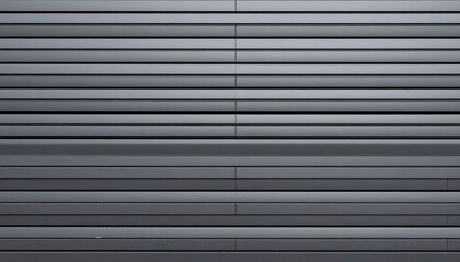 Obraz premium view of a black metal wall with horizontal blinds
