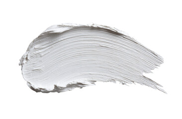Light gray paint stroke, textured and smooth