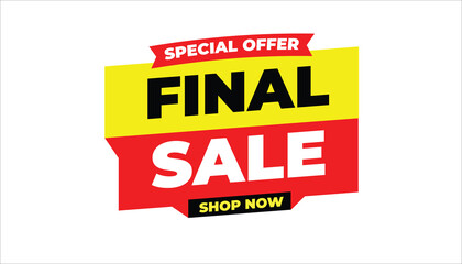 FINAL SALE SPECIAL OFFER SHOP NOW – SALE BANNER