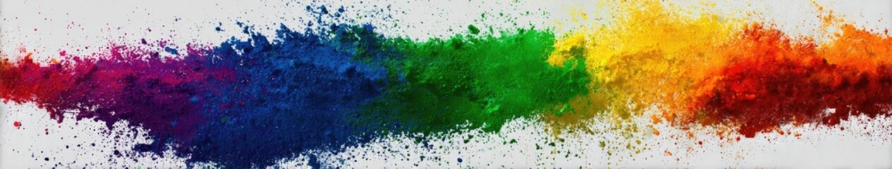 Abstract Rainbow Splashes