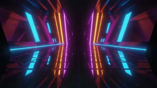 Text overlay with dark background and vertical lines