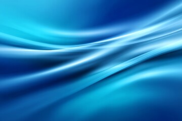 Fototapeta premium Abstract flowing blue wave pattern with smooth gradient