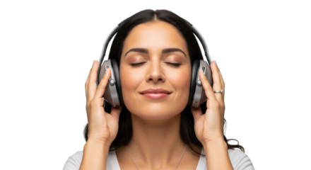 Find the perfect wireless headphones for your music listening pleasure and noise cancelling experience today on transparent background