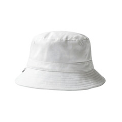 White bucket hat, simple and clean design