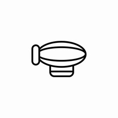 zeppelin airship icon sign vector © Ruslan