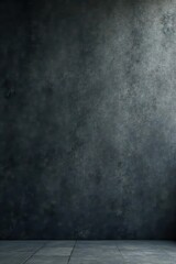 Dark grey concrete wall, rough texture, grunge background, dark, dirty texture, building