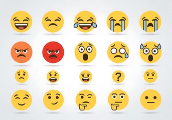 Emoji Faces Collection.