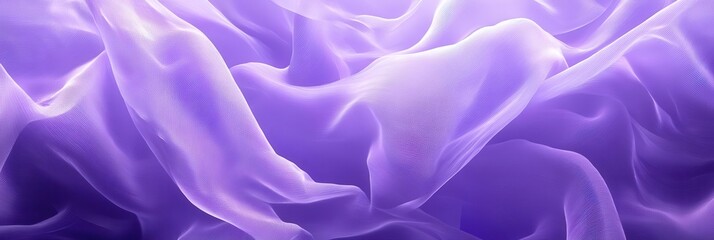 Obraz premium Abstract Purple Fabric Creates Soft, Elegant Curves and Gentle Ripple