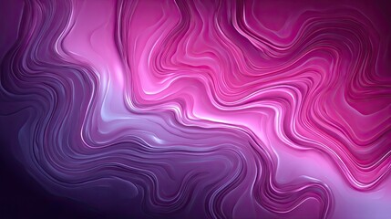 Fototapeta premium Abstract flowing paint swirls in vibrant purples and pinks