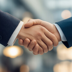 business people shaking hands