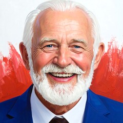 Portrait of a smiling older man (1)