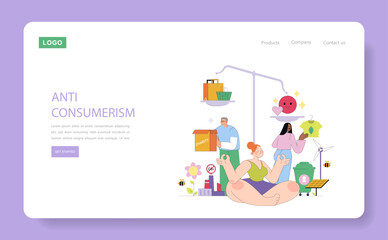 Anti-Consumerism Concept with Balanced Lifestyle Elements